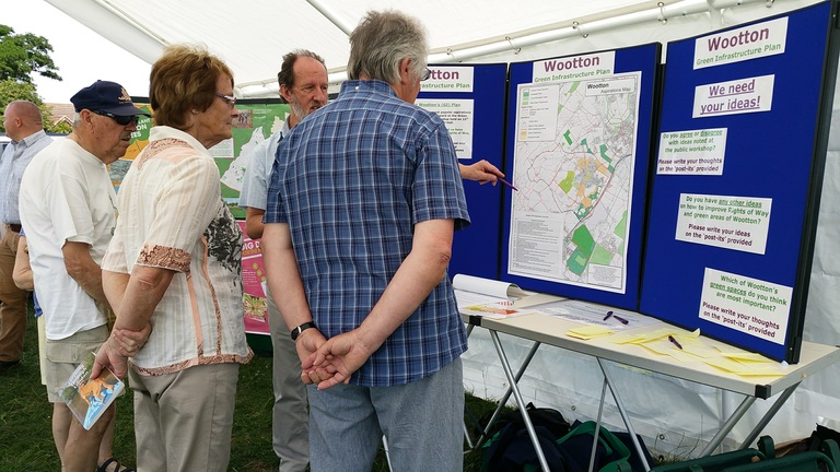 Green space consultation at funfest 2017