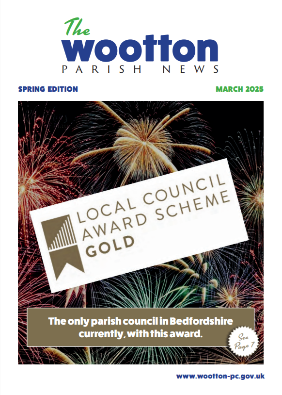 Click to open the Wootton Newsletter March 2025