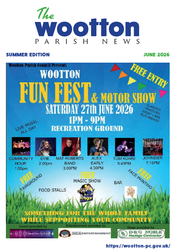 Click to open the Wootton Newsletter June 2026